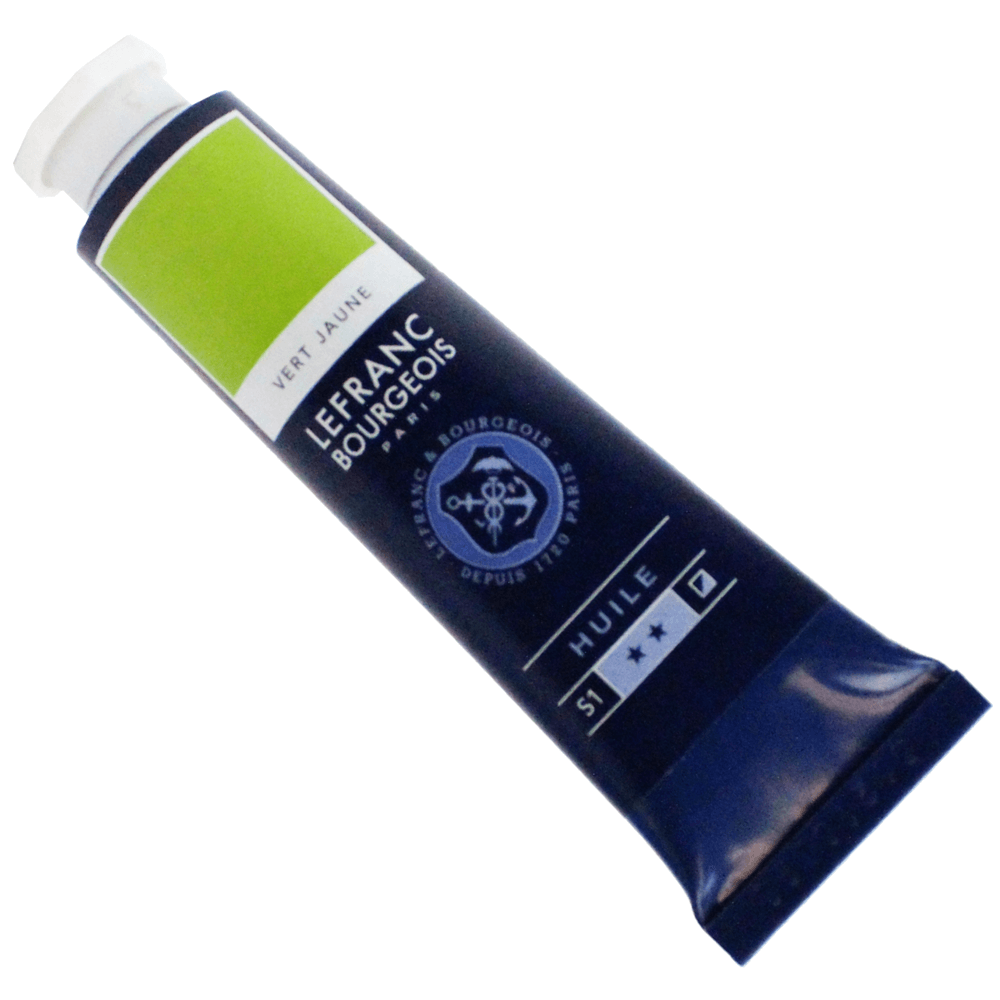 Tinta Óleo Fine Lefranc & Bourgeois 40ml 590 Yellow Green